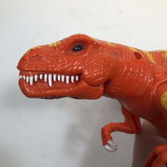 Matchbox Action Figure Dino Adventures Mega Rig Orange Tyrannosaurus T Rex - Picture 9 of 9